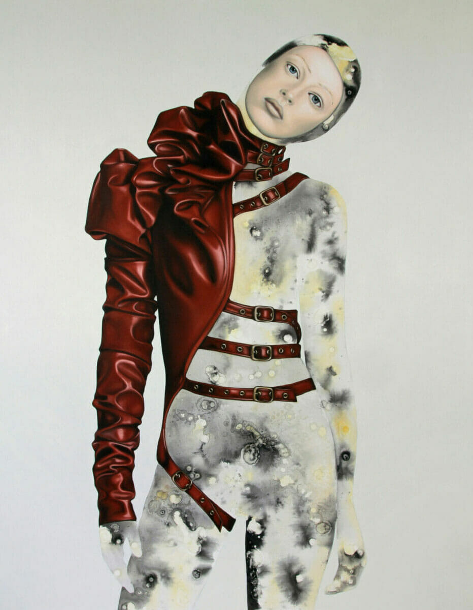 Sandra Ackermann, Tender Brutalism Master, 170x140cm, Öl auf Leinwand, 2023